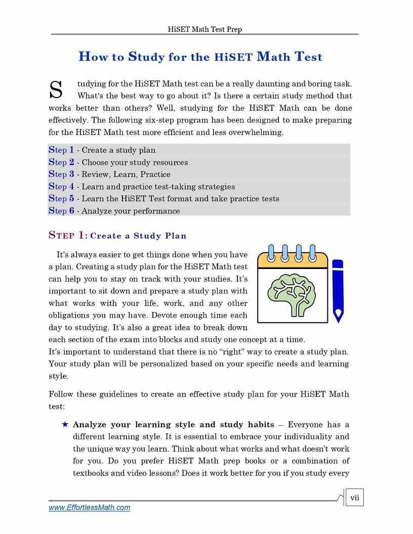 Hiset Math Test Prep The Ultimate Guide To Hiset Math Full Length
