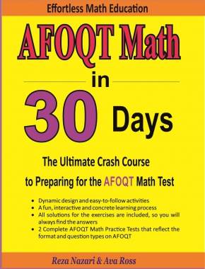 AFOQT Math in 30 Days: The Ultimate Crash Course to Preparing for the AFOQT Math Test