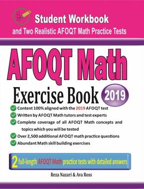 AFOQT Math Exercise Book: Student Workbook and Two Realistic AFOQT Math Tests