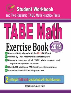 TABE Math Exercise Book: Student Workbook and Two Realistic TABE Math Tests