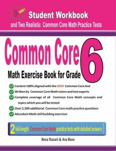 Common Core Math Exercise Book for Grade 6 cover