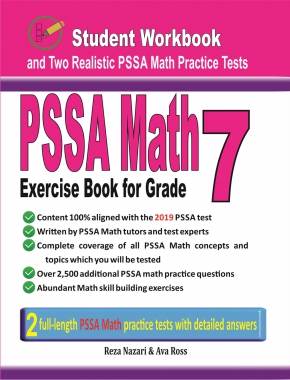 PSSA Math Exercise Book for Grade 7: Student Workbook and Two Realistic PSSA Math Tests