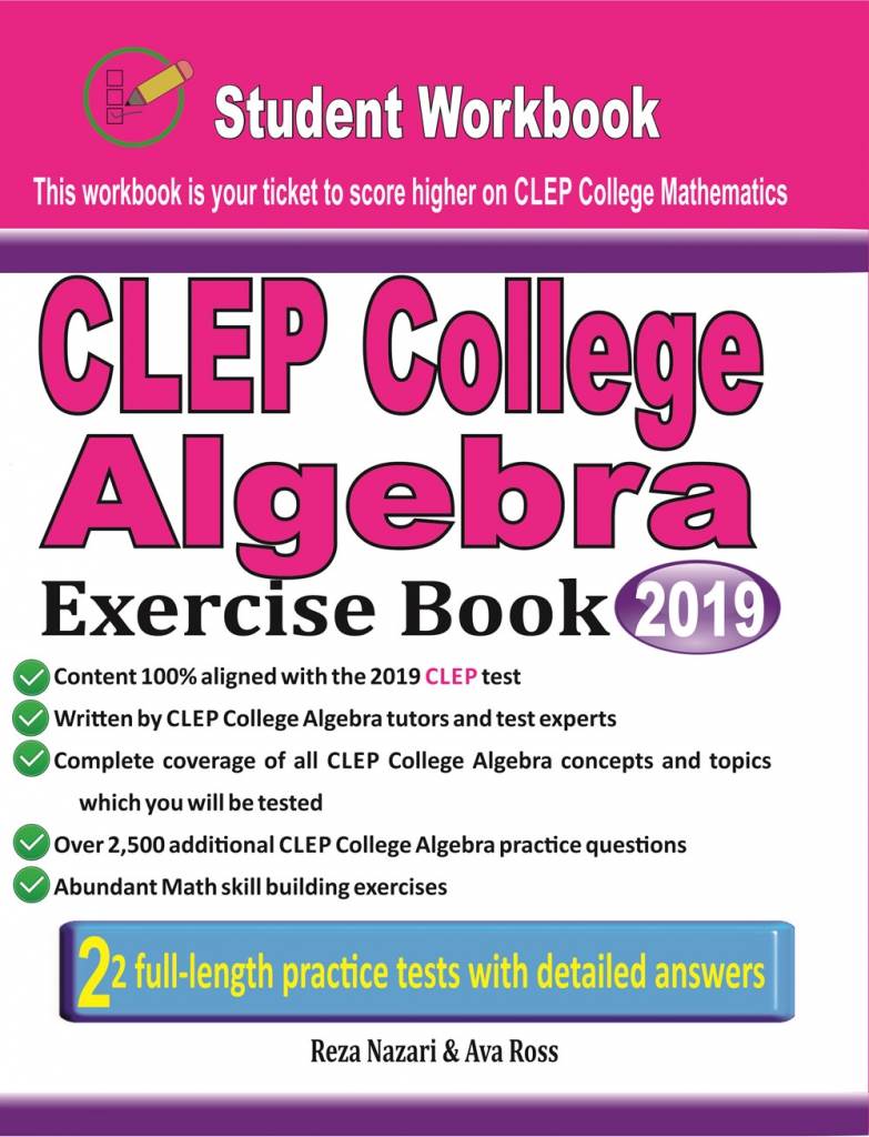 CLEP College Algebra for Beginners 2026 PDF Study Guide & Workbook ...