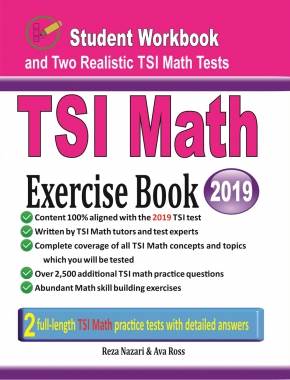 TSI Math Exercise Book: Student Workbook and Two Realistic TSI Math Tests