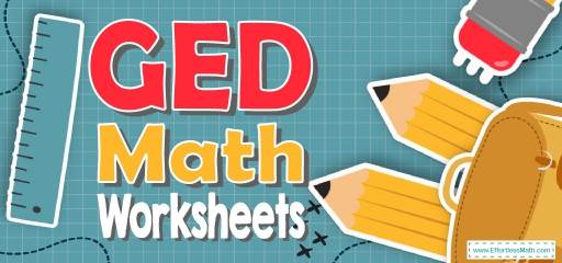 Free GED Math Worksheets [Updated for 2024]