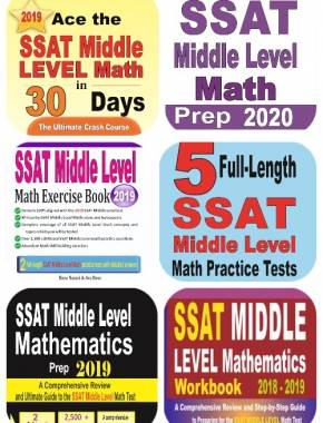 SSAT Middle Level Math Comprehensive Prep Bundle: More than 1,200 Pages!