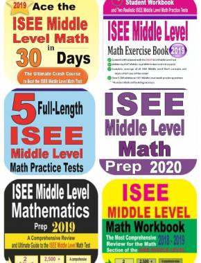 ISEE Middle Level Math Comprehensive Prep Bundle: More than 1,200 Pages!