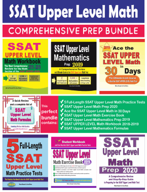 SSAT Upper Level Math Comprehensive Prep Bundle: More than 1,200 Pages!