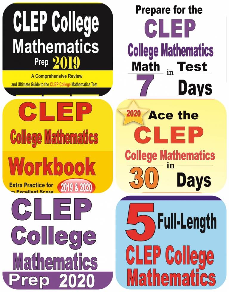 CLEP College Mathematics Comprehensive Prep Bundle: A Perfect Resource for CLEP Test Takers cover