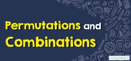 Permutations & Combinations Calculator (nPr, nCr)