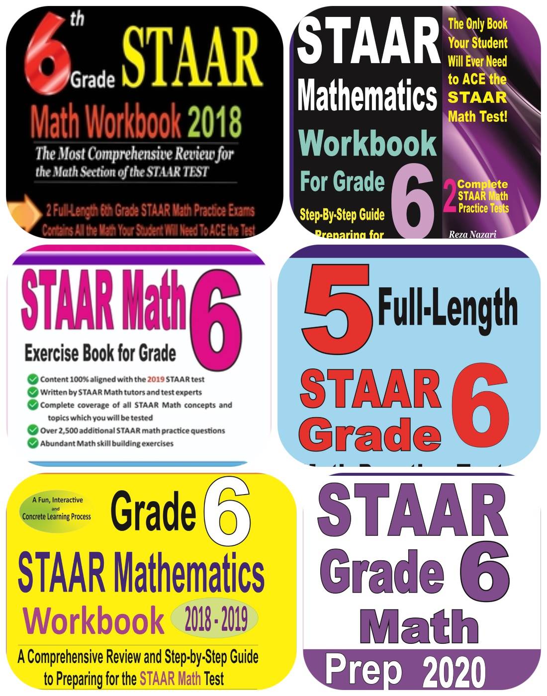 Grade 6 Georgia Milestones Mathematics Workbook 2018-2019: A Comprehensive Review and Step-by-Step Guide to Preparing for the GMAS Math Test