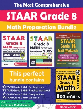 STAAR Grade 8 Math Comprehensive Prep Bundle: A Perfect Resource for STAAR Math Test Takers