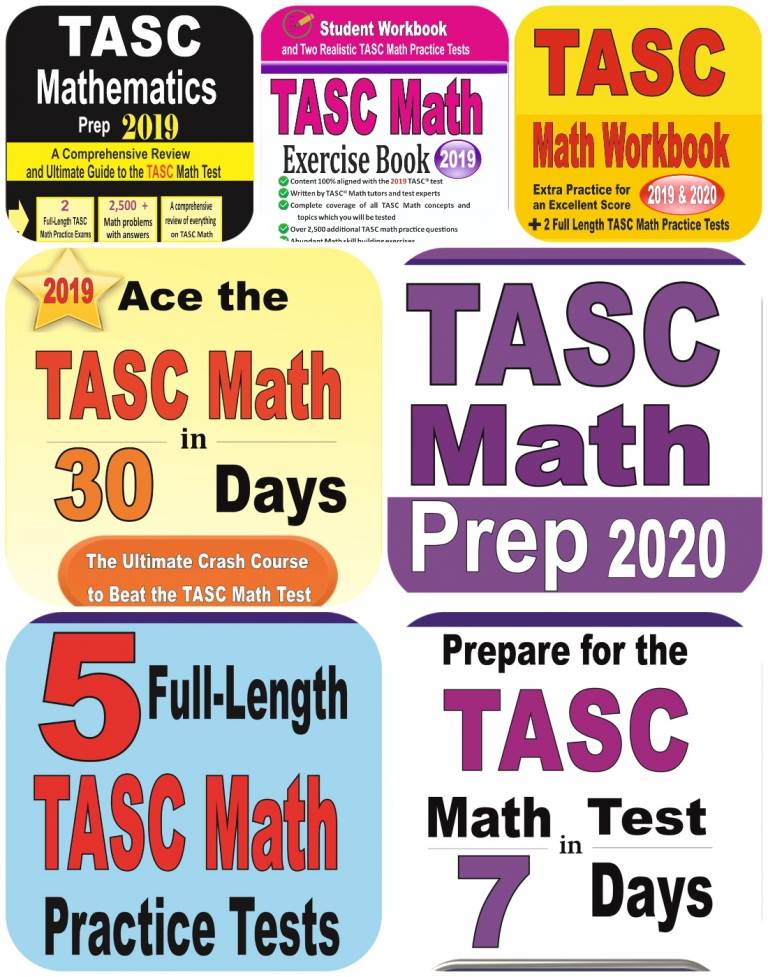 TASC Math Comprehensive Prep Bundle: A Perfect Resource for TASC Test Takers cover