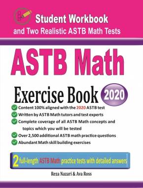 ASTB Math Exercise Book: Student Workbook and Two Realistic ASTB Math Tests