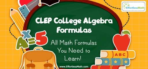 CLEP College Algebra Formulas
