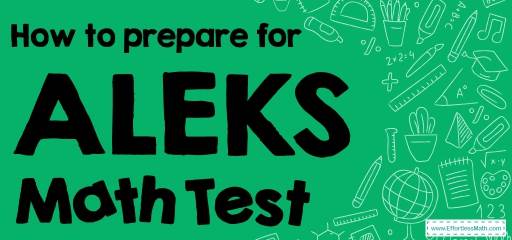 How to Prepare for the ALEKS Math Test?