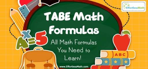 TABE Math Formulas