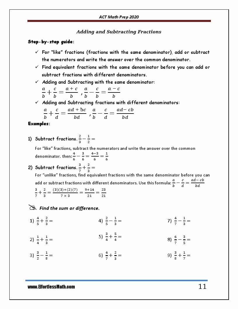 Act Math Prep 2020 A Comprehensive Review And Step By Step Guide To Preparing For The Act Math Act Math Prep 2020 A Comprehensive Review And Step By Step Guide To Preparing For The Act Math