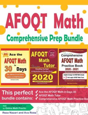 AFOQT Math Comprehensive Prep Bundle: Everything You Need to Ace the AFOQT Math Test