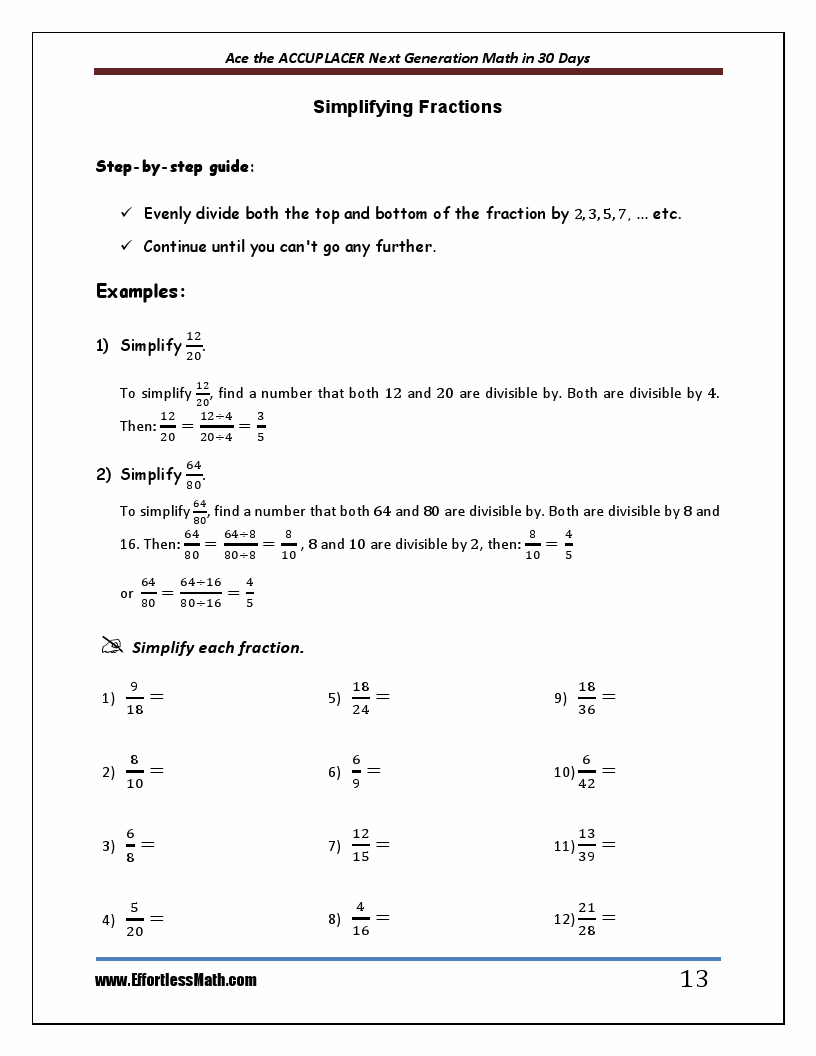 Ace the ACCUPLACER Next Generation Math in | Effortless Math