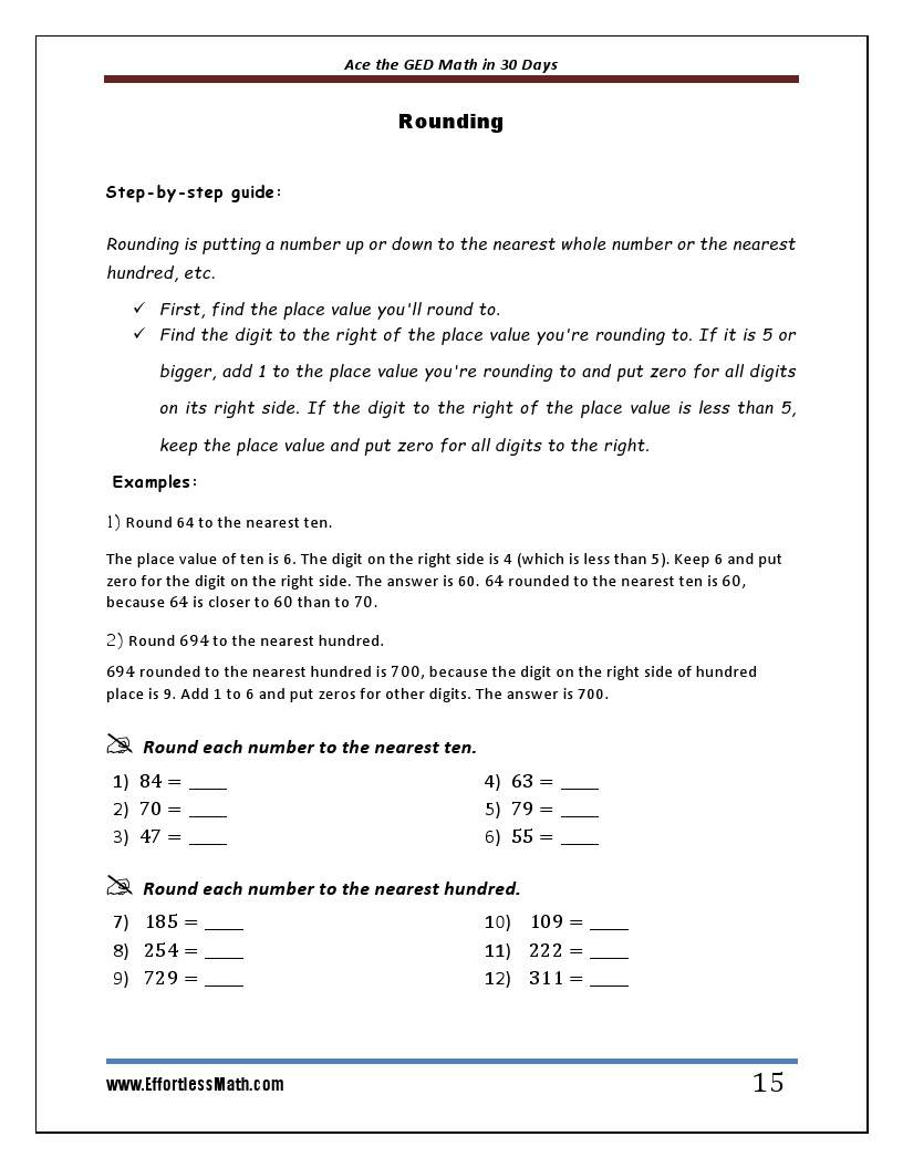 Ace the ged math in 30 days the ultimate crash course to beat the ged