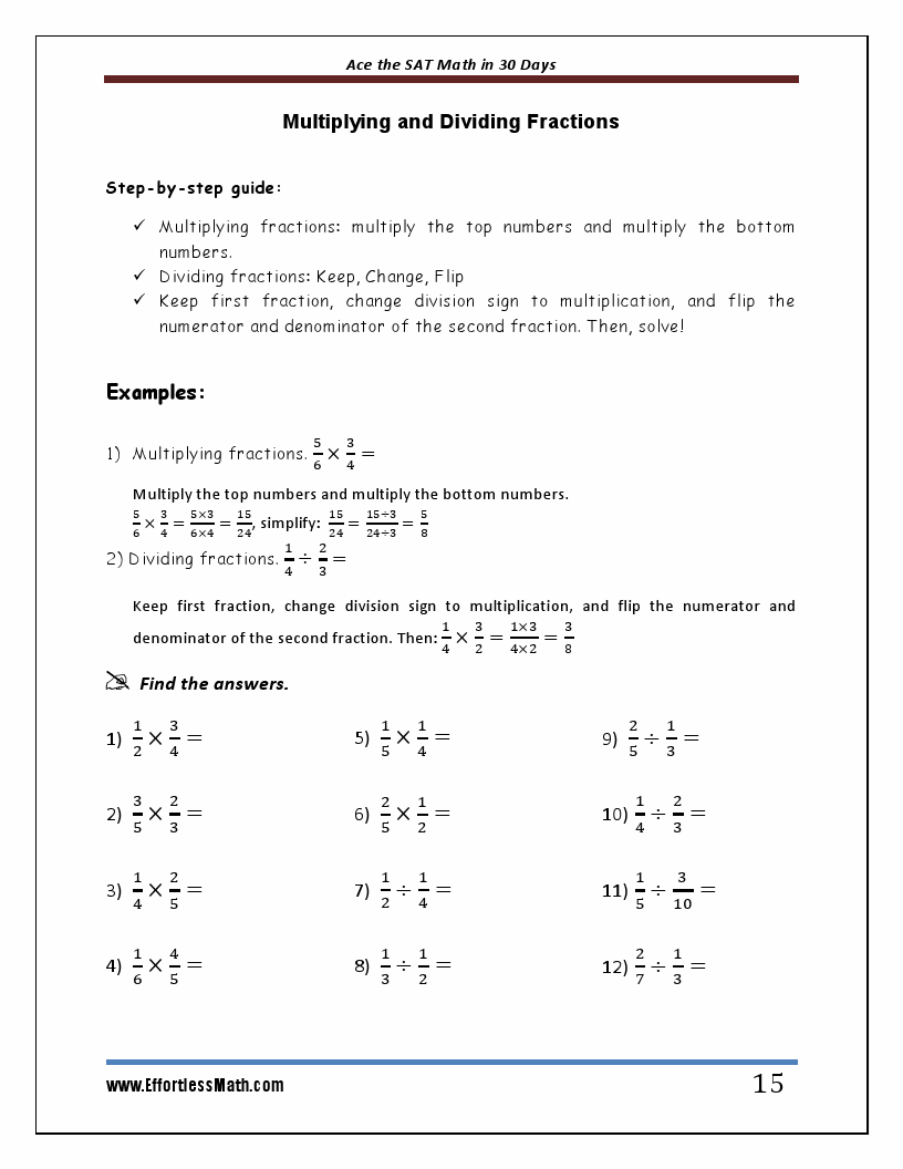Ace the SAT Math in 30 Days: The Ultimate Crash Course to Beat the SAT ...