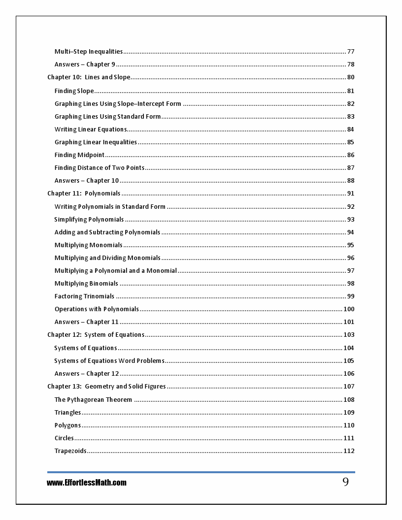 Basic Math and Pre-Algebra: A Comprehensive Review and Step-by-Step ...
