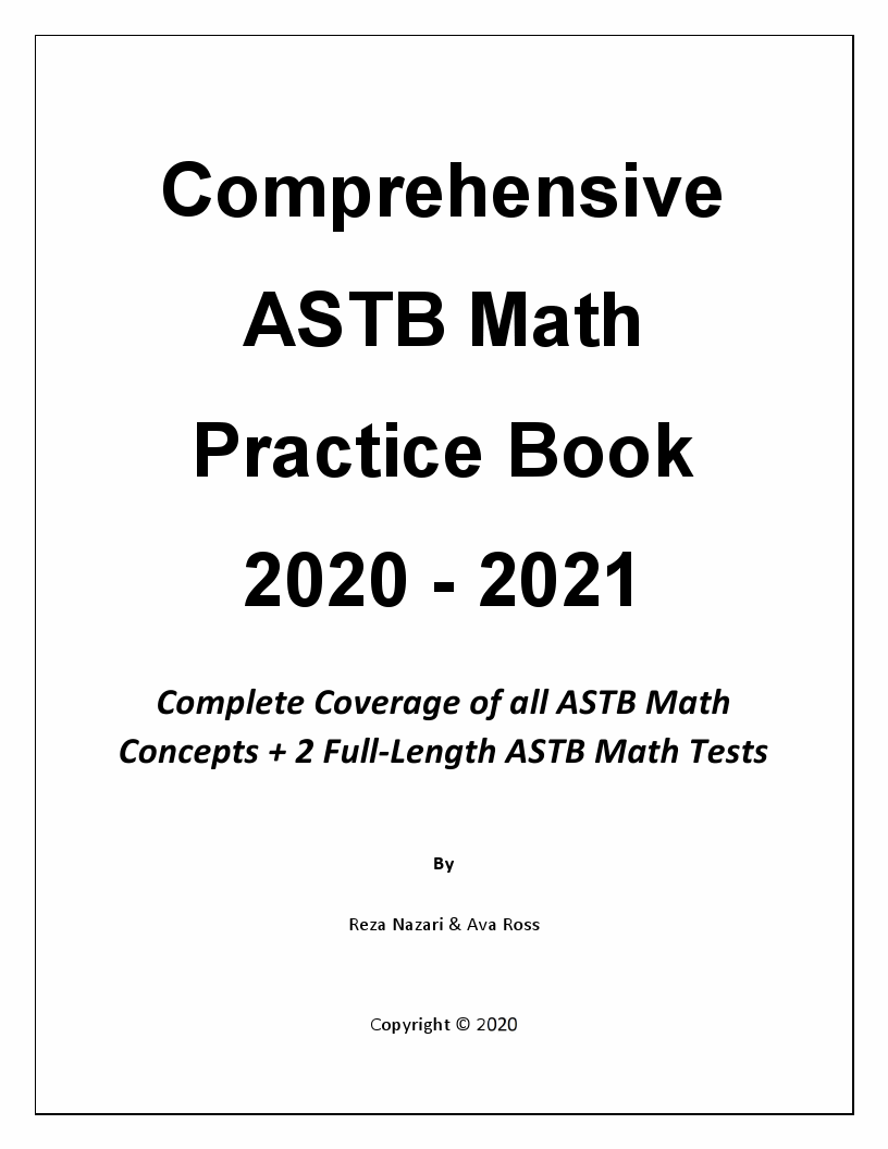 Comprehensive Astb Math Practice Book 2020 2021 Complete Coverage Of Comprehensive Astb Math Practice Book 2020 2021 Complete Coverage Of