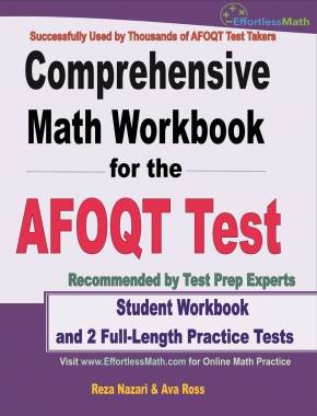 Comprehensive Math Workbook for the AFOQT Test: Student Workbook and 2 Full-Length Practice Tests