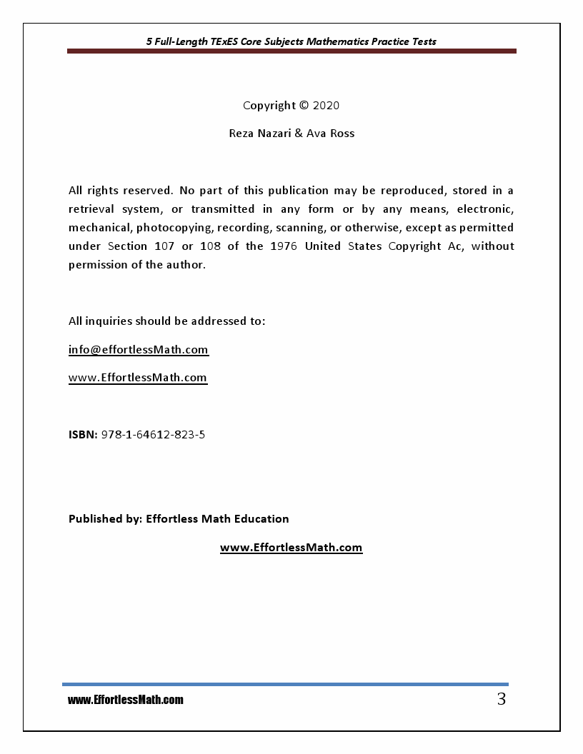 5 Full Length TExES Core Subjects EC 6 Mathematics 802 Practice Tests 5-full-length-texes-core-subjects-ec-6-mathematics-802-practice-tests