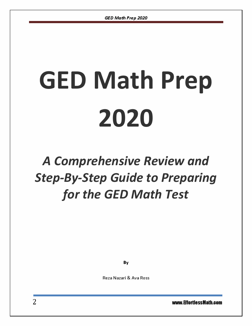 Ged math prep 2020 a comprehensive review and step by step guide to
