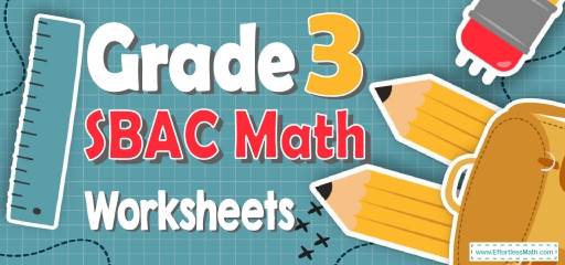 3rd Grade SBAC Math Worksheets: FREE & Printable