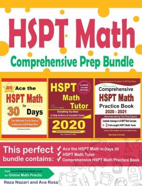 HSPT Math Comprehensive Prep Bundle: Everything You Need to Ace the HSPT Math Test