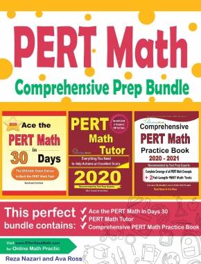 PERT Math Comprehensive Prep Bundle: Everything You Need to Ace the PERT Math Test