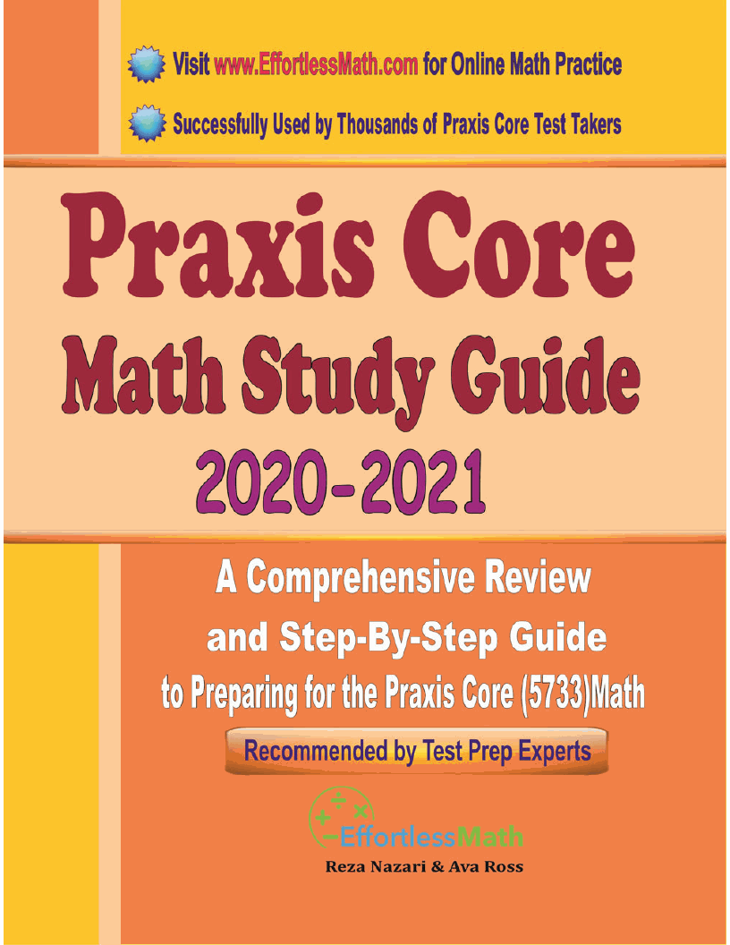 Praxis core math study guide 2020 2021 a comprehensive review and