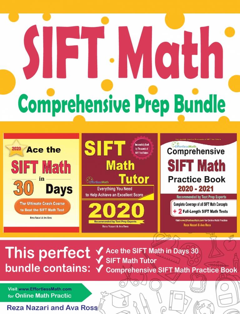 SIFT Math Comprehensive Prep Bundle: Everything You Need to Ace the SIFT Math Test cover