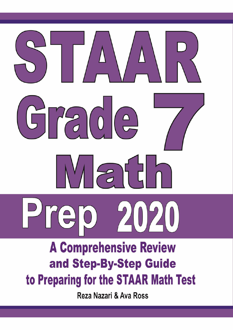 Staar grade 7 math prep 2020 a comprehensive review and step by step