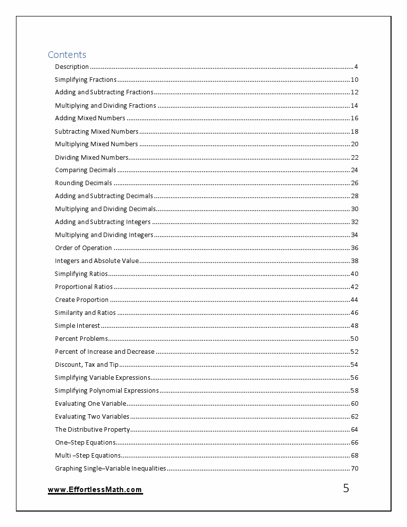 TABE 11 & 12 Math Workbook – for Level D | Effortless Math