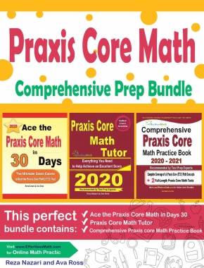 Praxis Core Math Comprehensive Prep Bundle: Everything You Need to Ace the Praxis Math Test