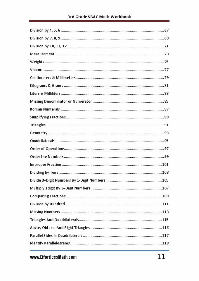 3rd Grade SBAC Math Workbook 2018: The Most Comprehensive Review for ...