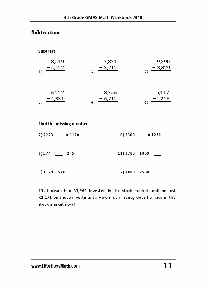 4th grade georgia milestones math workbook 2018 the most comprehensive