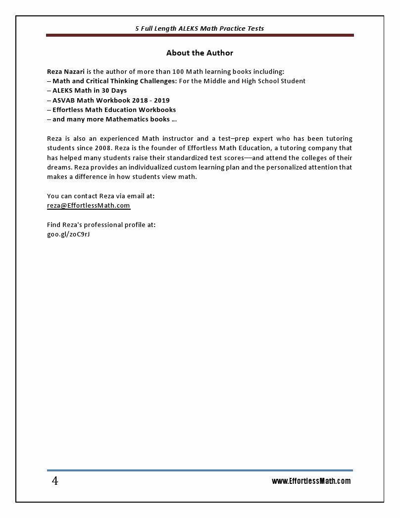 5 full length aleks math practice tests the practice you need to ace