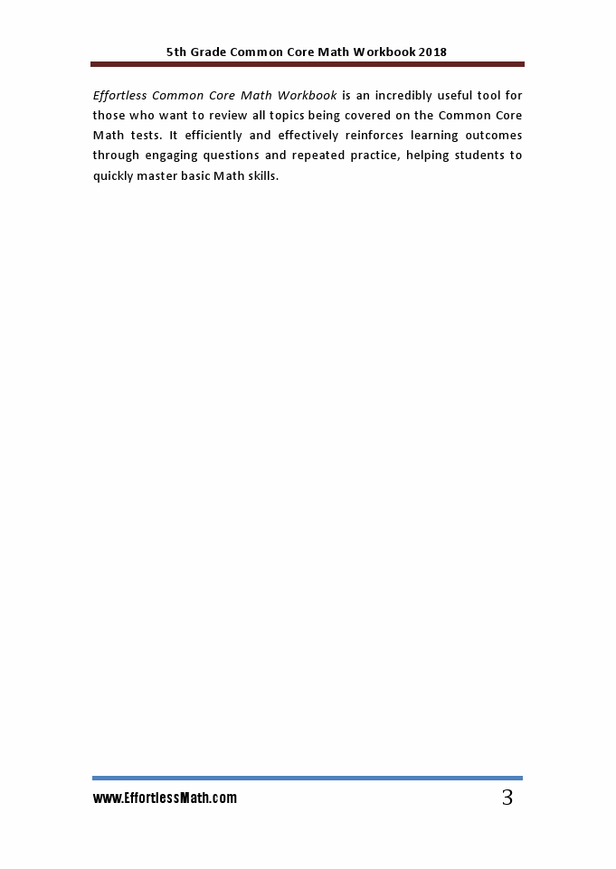 5th Grade Common Core Math Workbook: The Most Comprehensive Review for ...