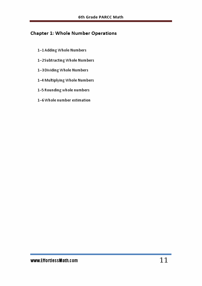 6th Grade PARCC Math Workbook 2018: The Most Comprehensive Review for ...