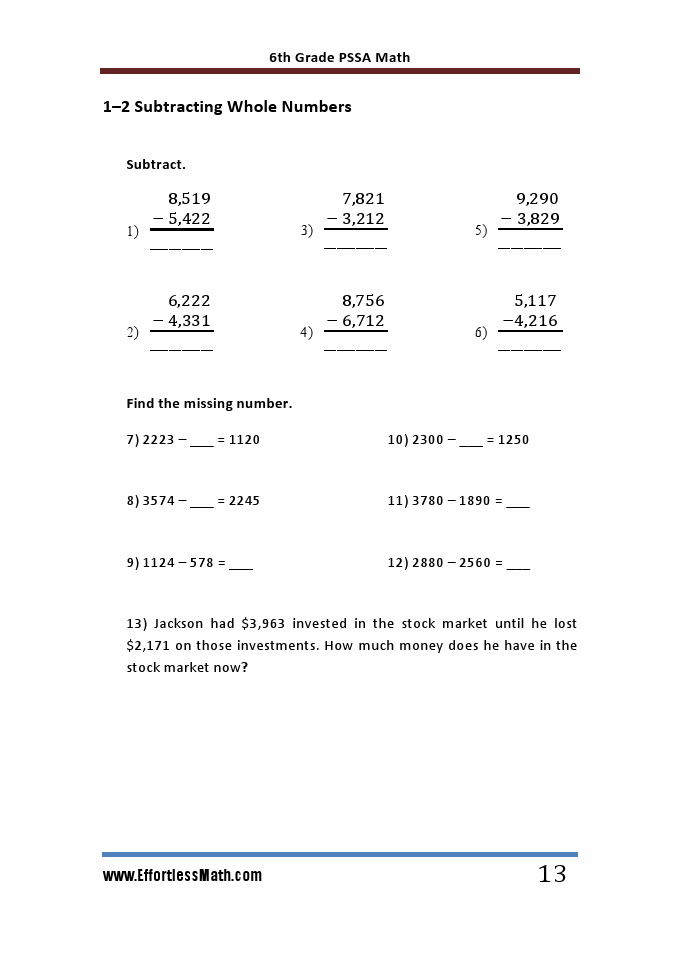 6th grade pssa math workbook 2018 the most comprehensive review for