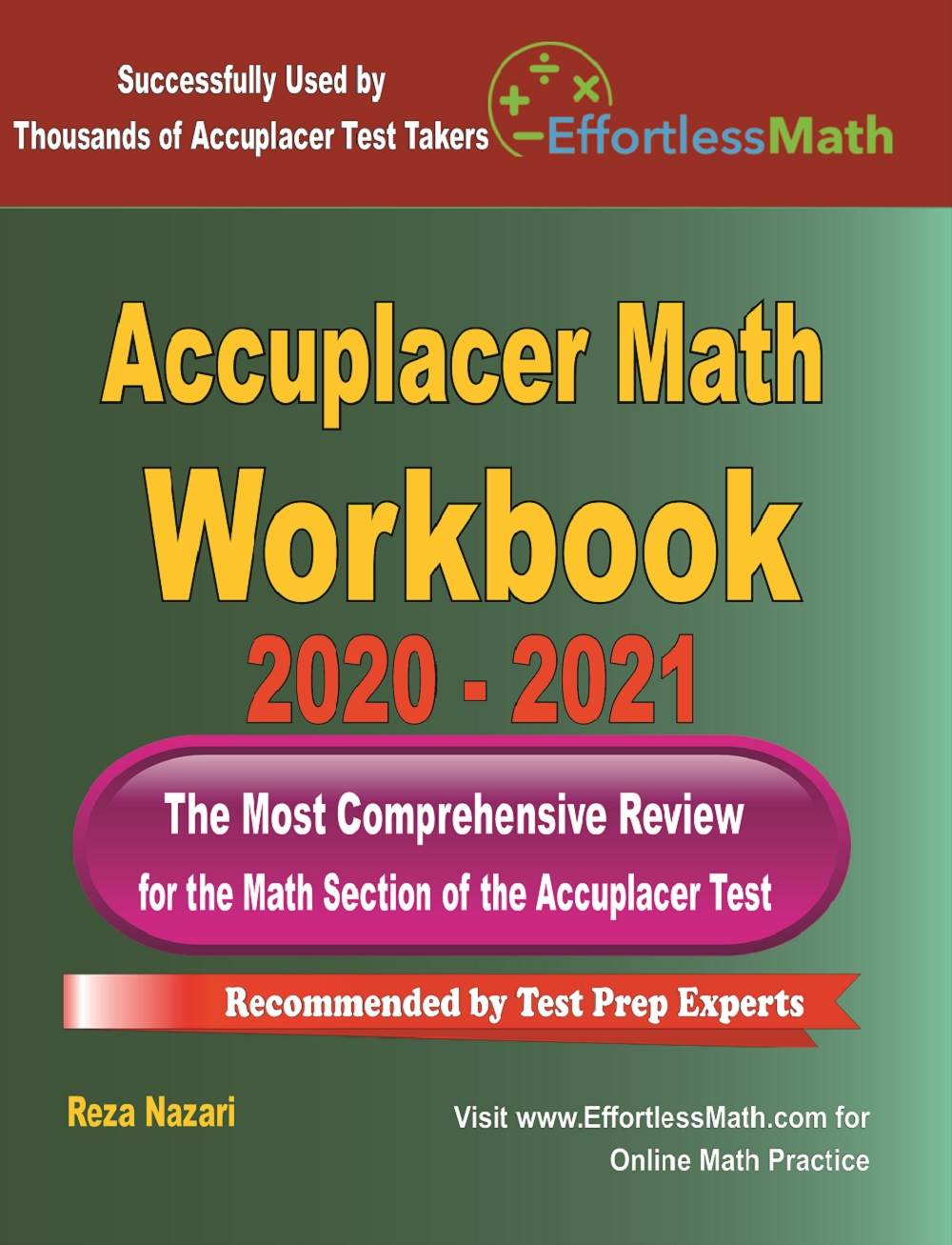 Accuplacer Math for Beginners 2026 PDF Study Guide & Workbook ...