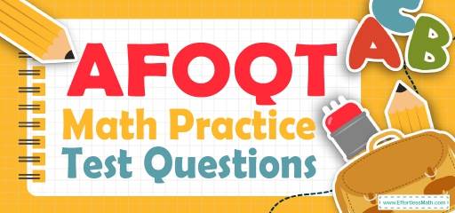 AFOQT Math Practice Test Questions