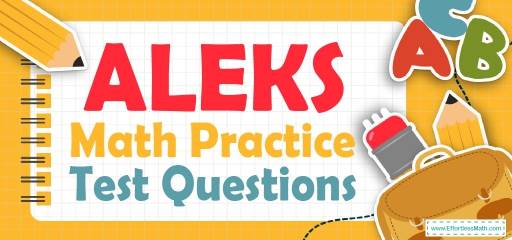 ALEKS Math Practice Test Questions