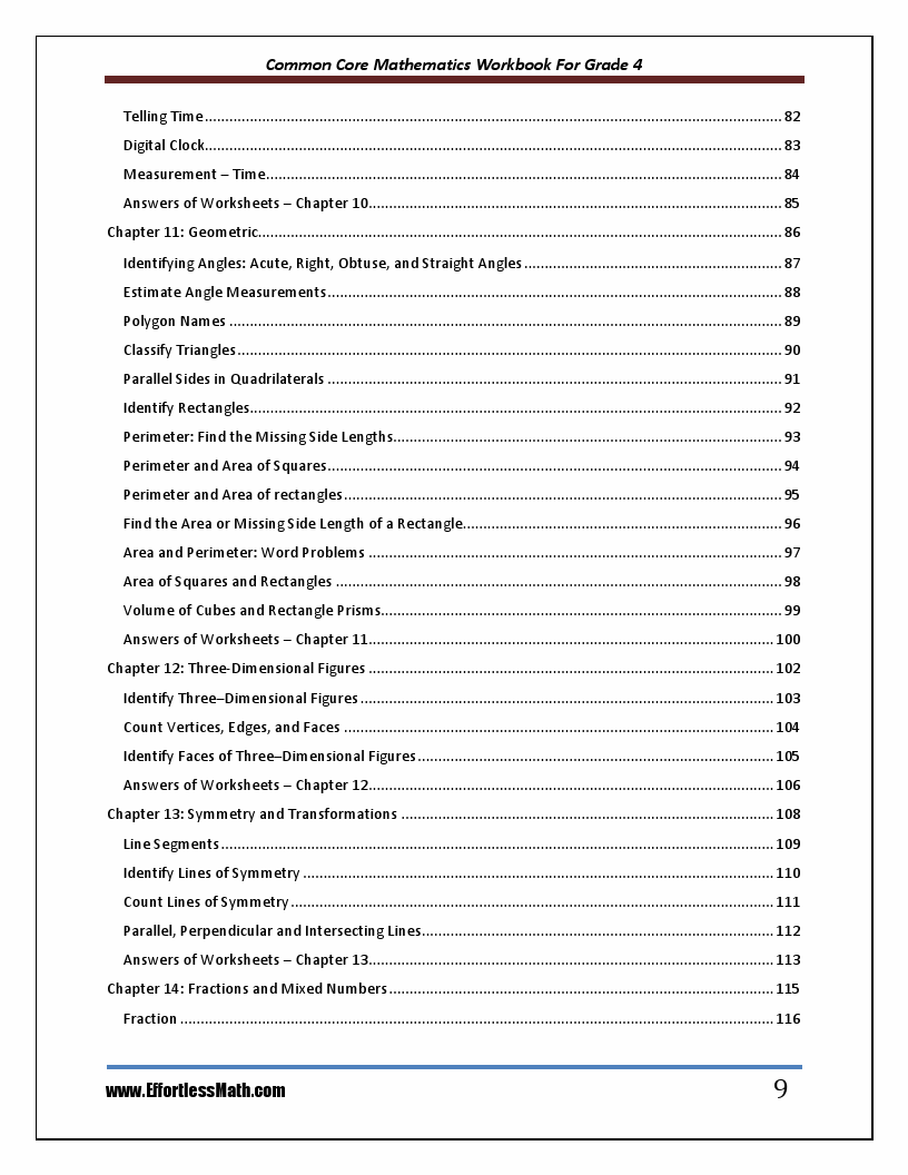 Common Core Mathematics Workbook For Grade 4: Step-By-Step Guide to