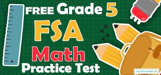 FREE 5th Grade FSA Math Practice Test